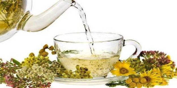 Abkochung zur Reinigung von Parasiten